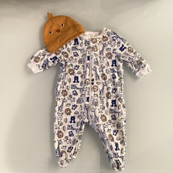 Lot of 2 Baby Outfits With A Hat 0-3 Months NWOT - Picture 2 of 3